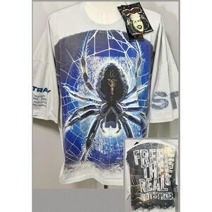 NEW Stray Industries Studded Spider Wide Crop Free The Real Streetwear 2XL $149
